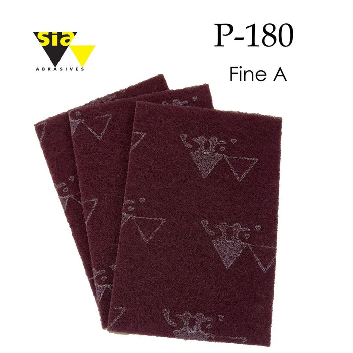 P180 Fine A Scotchbrite / Webrax / Scouring Fibral Hand Pads152 x 229mm