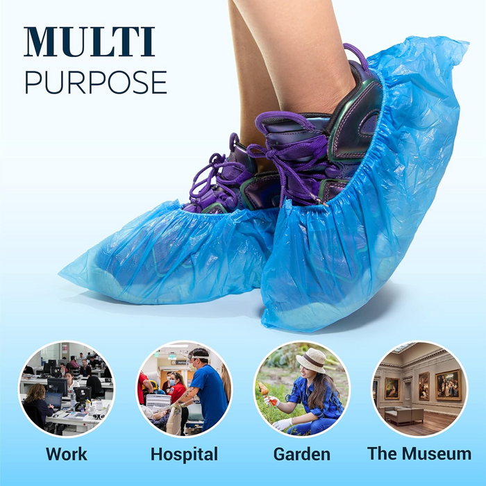 Shoes Covers Blue Overshoes Disposable Boot Cover