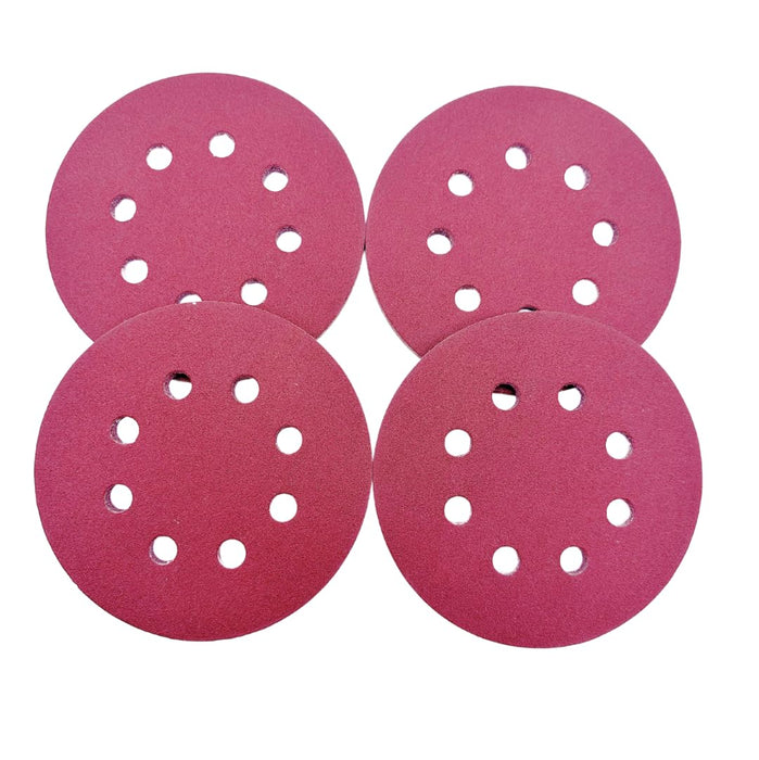 (P 100) 125mm Sanding Discs For Random Orbital Sander 8 holes