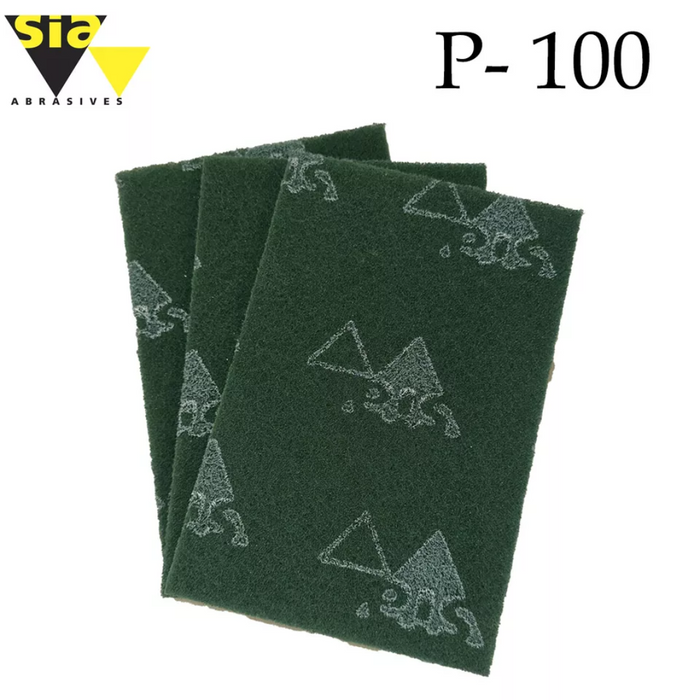 P100 Genrel Purpose Scotchbrite / Webrax / Scouring Fibral Hand Pads152 x 229mm