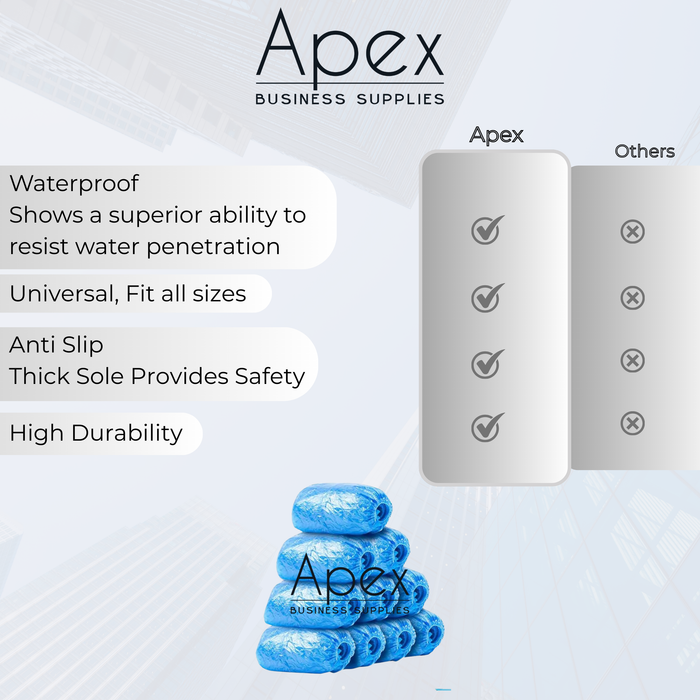 Shoes Covers Blue Overshoes Disposable Boot Cover