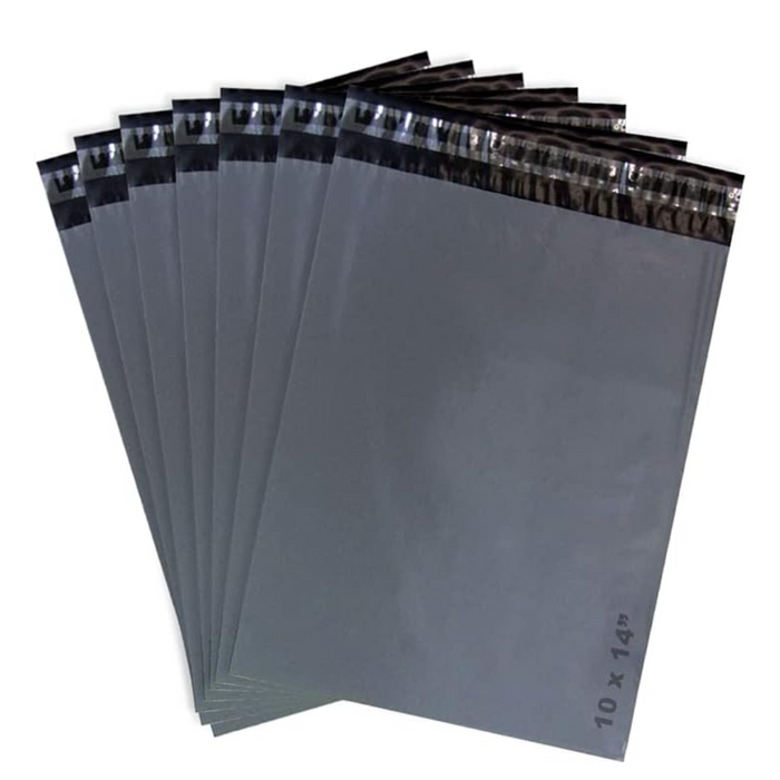 10x14 Inch size Grey Mailing Bags Strong Self Seal Plastic Postage Poly Delivery Bags
