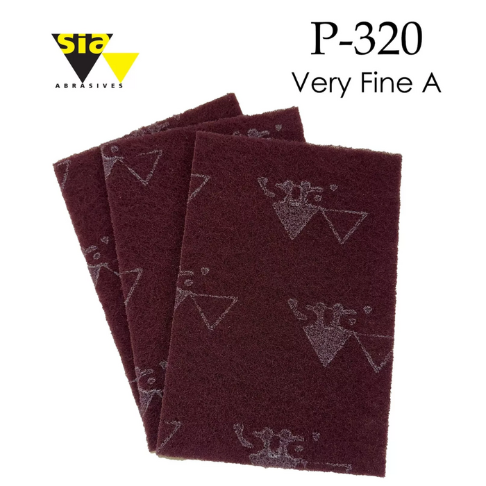 5 PCS Scotchbrite Scouring Sanding Fibral Sanding Hand Pads P320