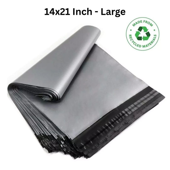 Grey Mailing Bags 14x21 Inch - Large Self Seal Postal Parcel Bags