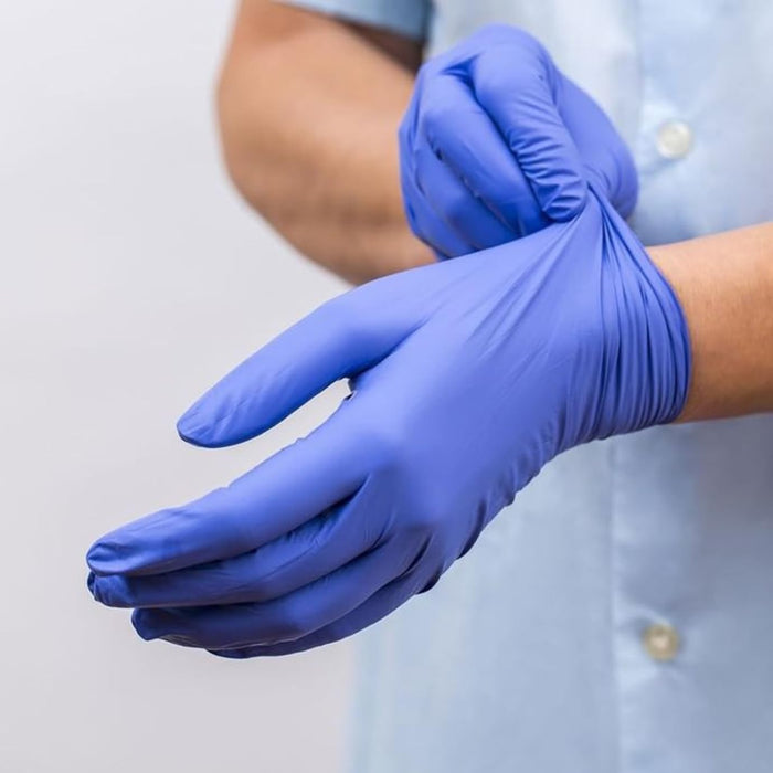 Sonic 200 - Blue Nitrile Gloves - Powder Free (Extra Large)