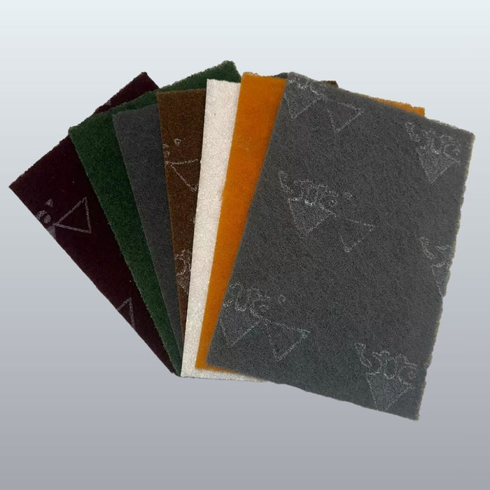 P80 Extra Cut  Scotchbrite / Webrax / Scouring Fibral Hand Pads152 x 229mm