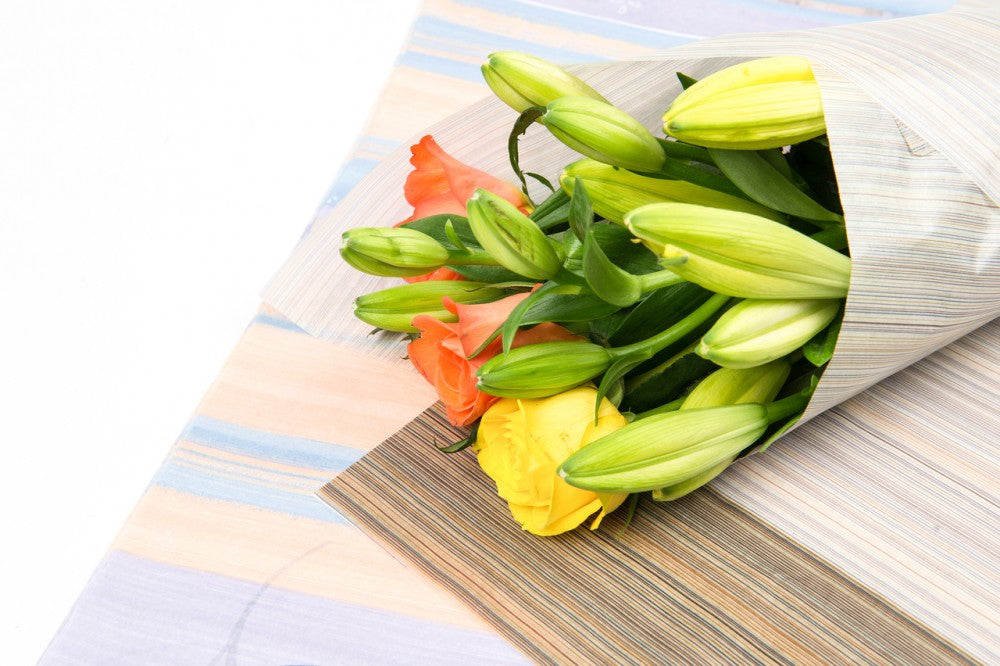 Random Design Paper Wrapping Paper (Flower Wrap) product image