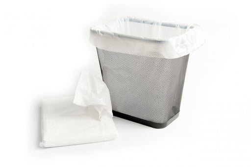White HDPE Bin Liners - Retail Packs - (10 X100) - 30% Recycled