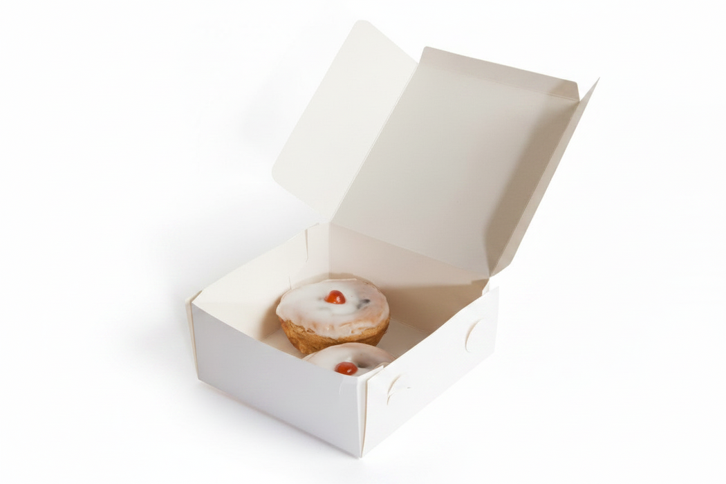White Cake Boxes (One Piece) | Suitable for Food Use