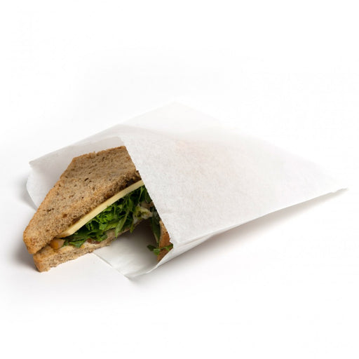 White Greaseproof Paper Bags (Scotchban) - Suitable for Food Use