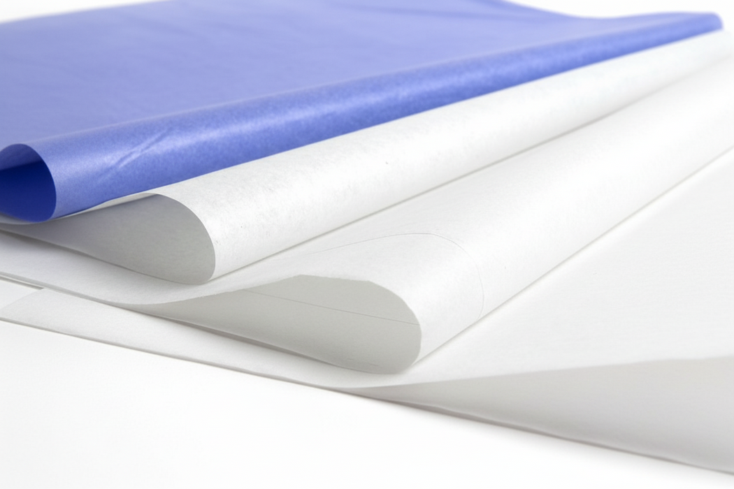 White Recycled "Cap" Tissue Paper Sheets