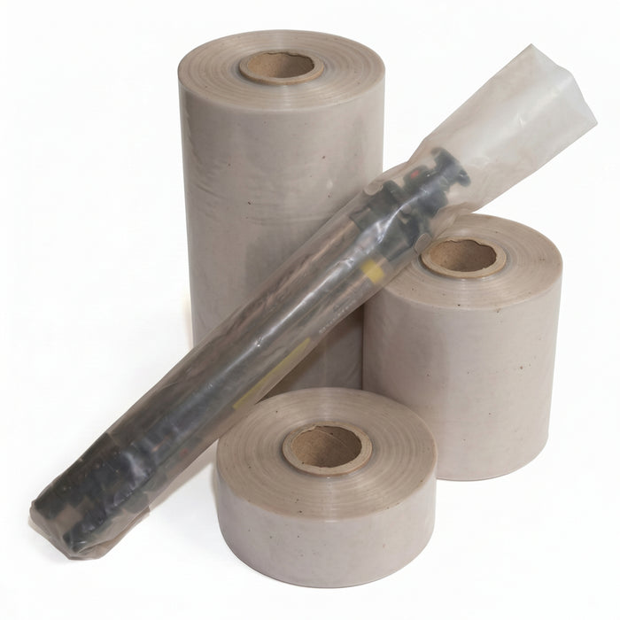 Recycled Polythene Tubing - Clear - 30% Recycled