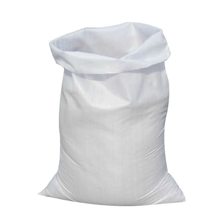 Woven Polypropylene White Sacks (Industrial Application) - 30% Recycled