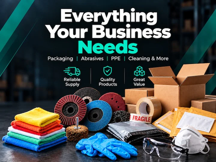 Everything Your Business Needs from Apex Business Supplies, including PPE, packaging, abrasives and cleaning essentials